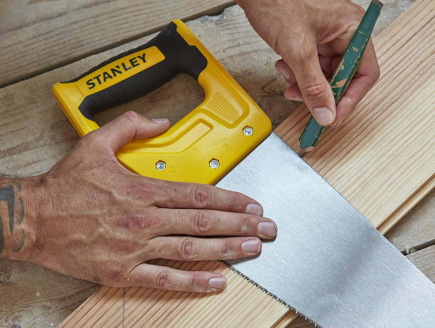 Detalle de STANLEY Sharpcut universalsåg 500 mm, 20 tum och 11 TPI
