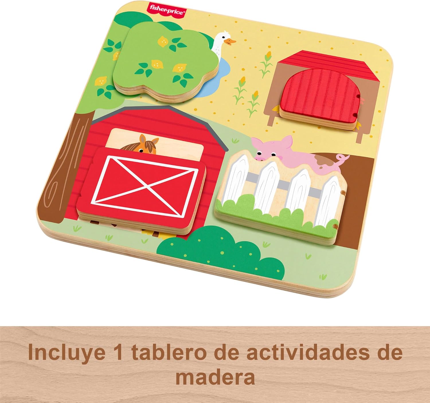 Thumbnail 4 de Fisher-Price Tablero de Madera con Animales de Granja 🐑