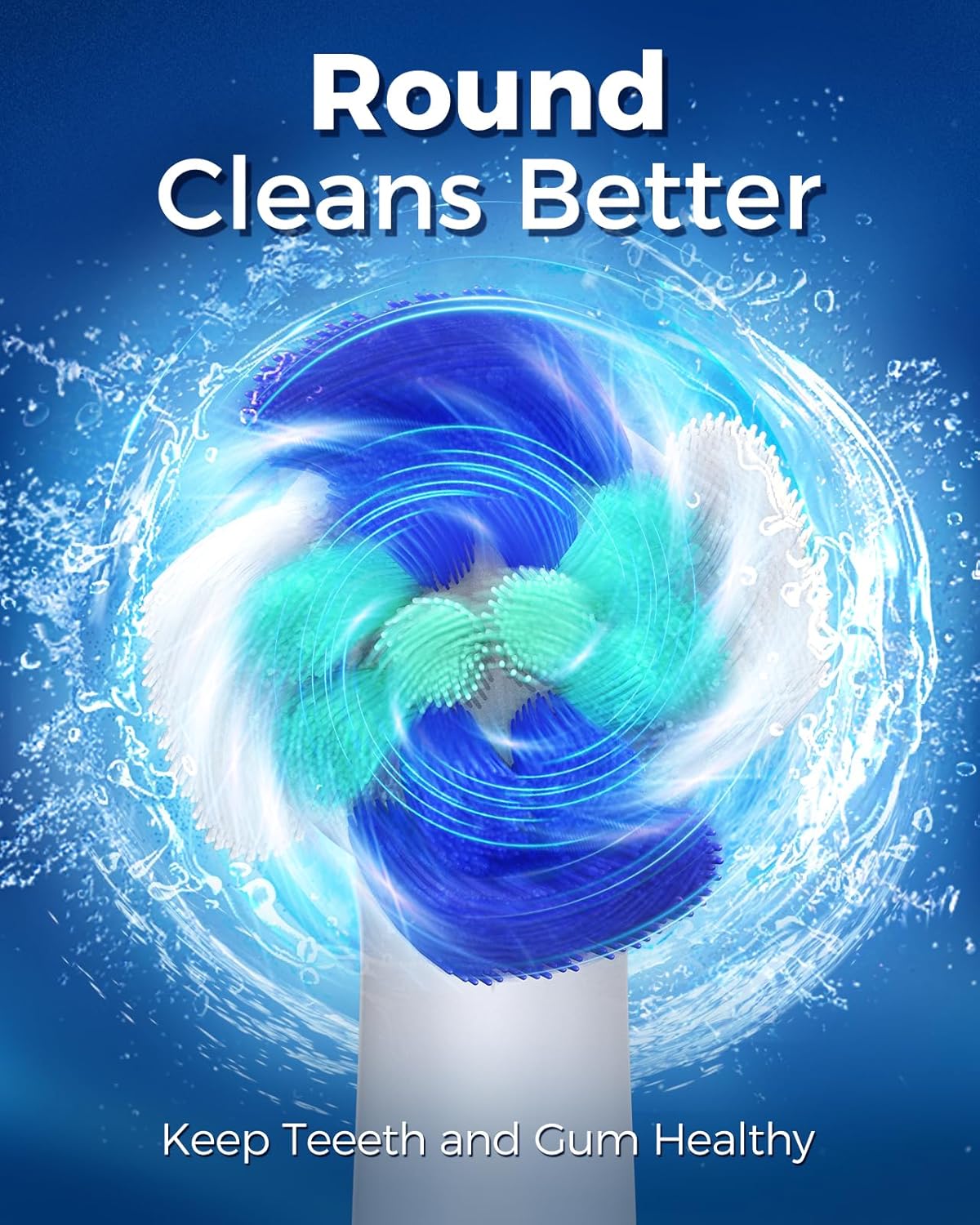 Thumbnail 4 de TEETHEORY Rotating Electric Toothbrush for Adults with 4 Modes and 8 Brush Heads (Purple)