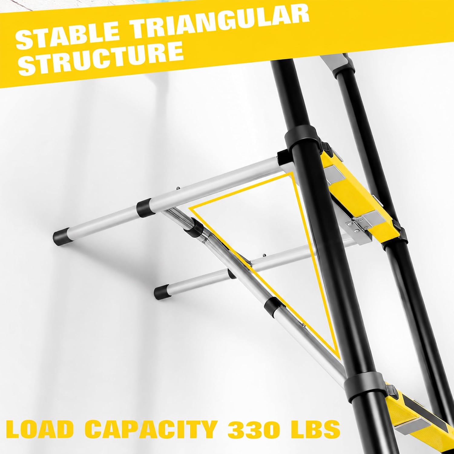 Detalle 2 de SINMEIRUN Telescoping Ladder 20.3 ft