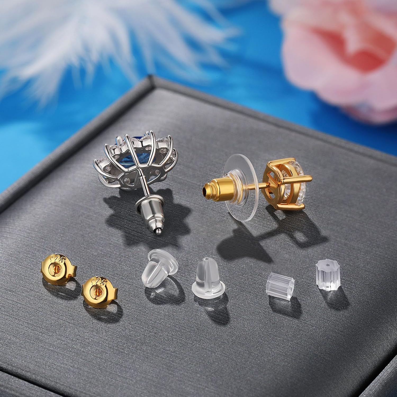 Detalle de Hazifes HAJOIH9BH12BACKS Earring Backs, 600 Pieces in 12 Styles