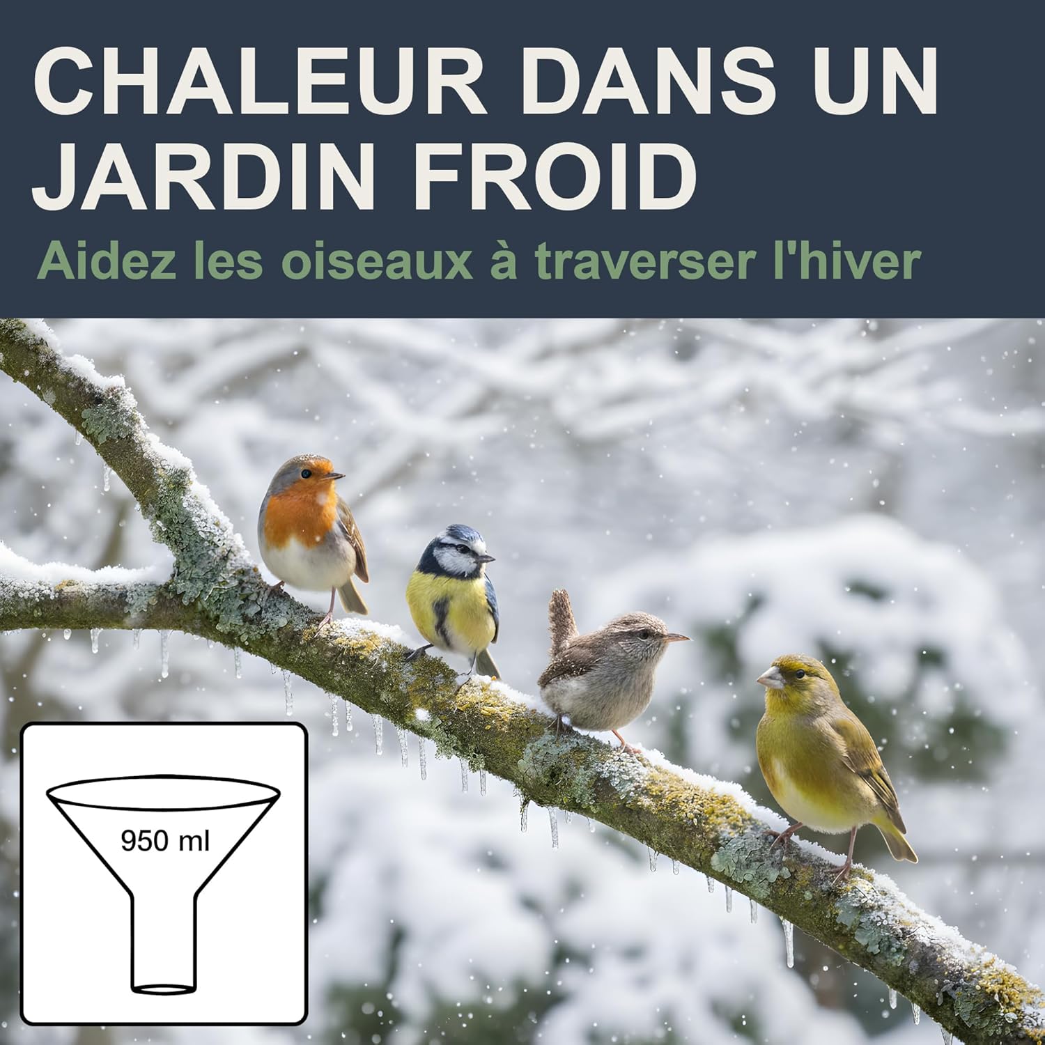 Detalle de SWISSINNO Mangeoire à Oiseaux Smart Birds Chur — Haute Résistance aux Écureuils, Aluminium Moulé et Toit ASA