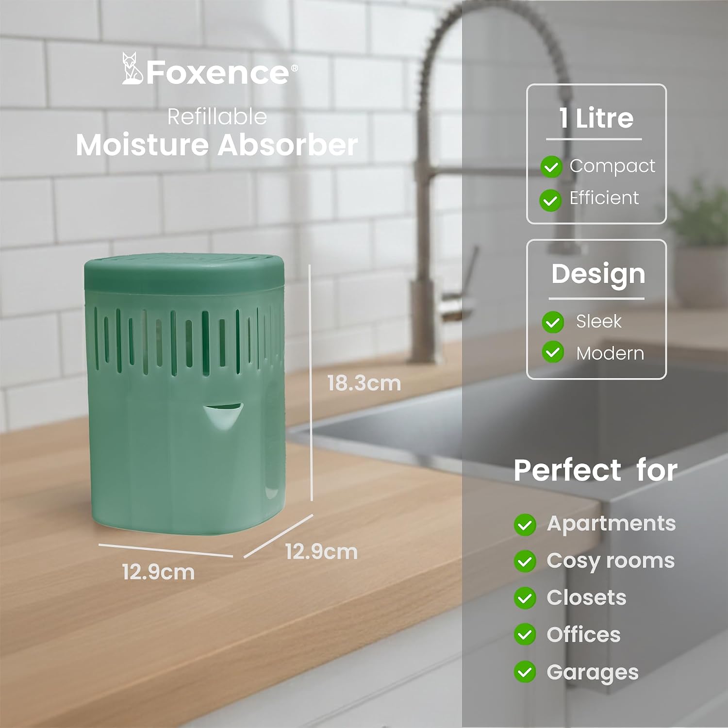 Thumbnail 6 de Foxence Moisture Absorber: Non-Electric Dehumidifier for Bedroom