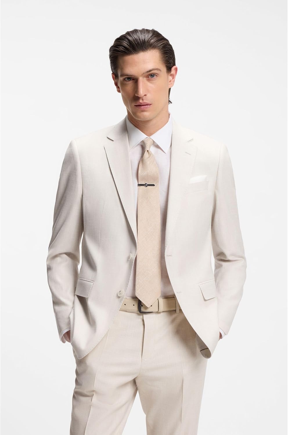 Detalle de BOSS Syhr-sd-st_sz35 10212352 01 Cintura Uomo – pelle di mucca, stile e comfort