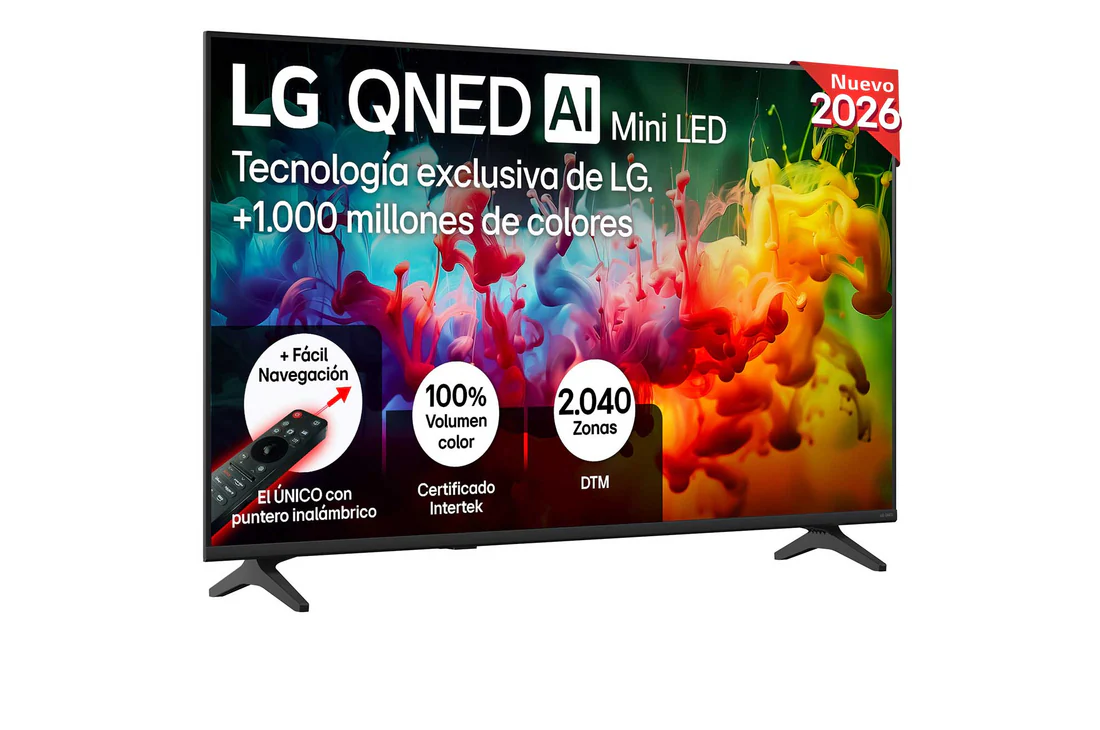 Detalle de LG QNED70 50QNED70B6C (50 pulgadas) — Smart TV MiniLED AI 4K 2026