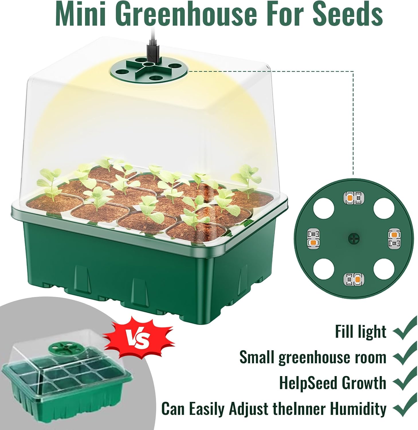 Detalle 2 de NBPLUS Seed Starter Tray, 60-Cell