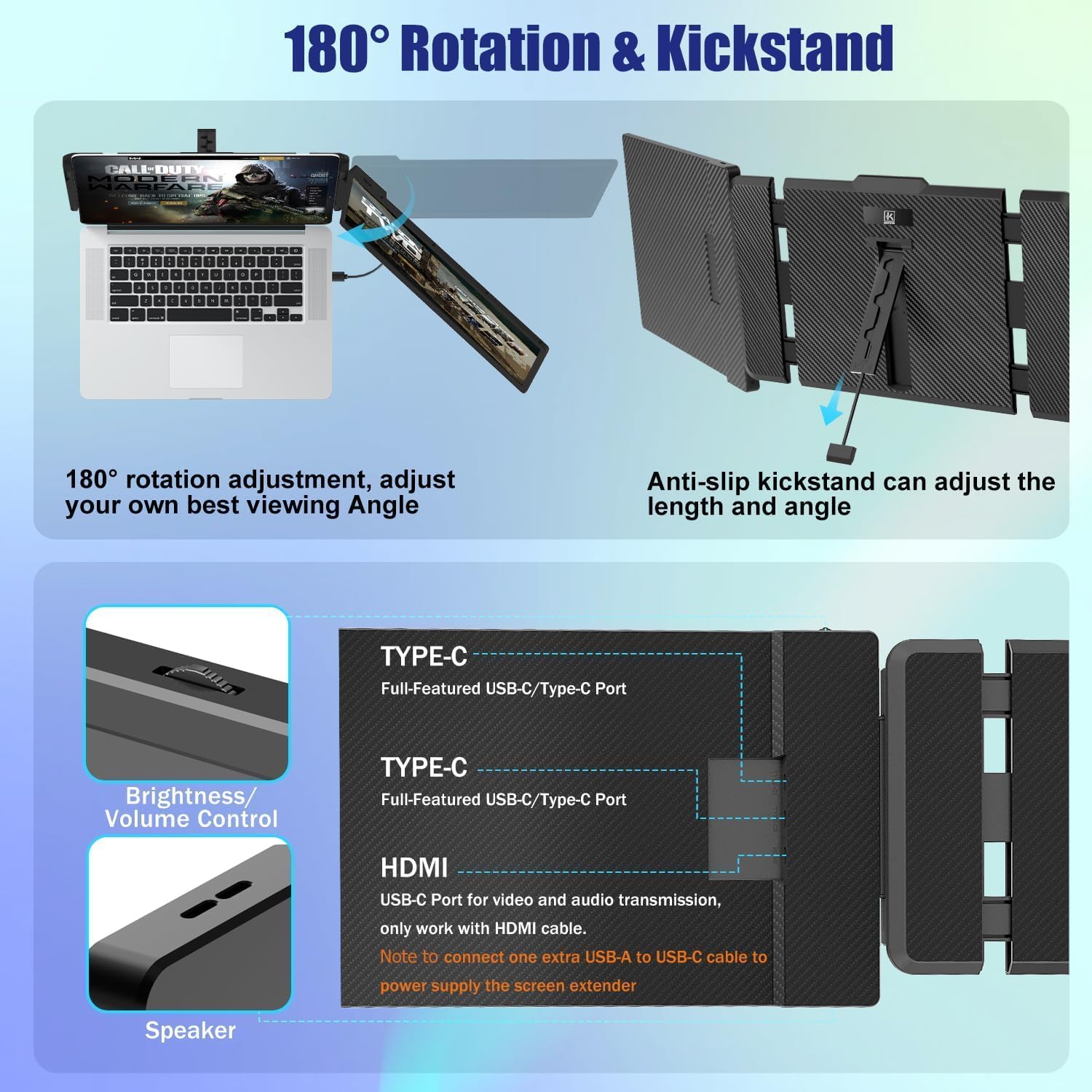 Thumbnail 4 de KEFEYA 14" Portable Monitor Extender