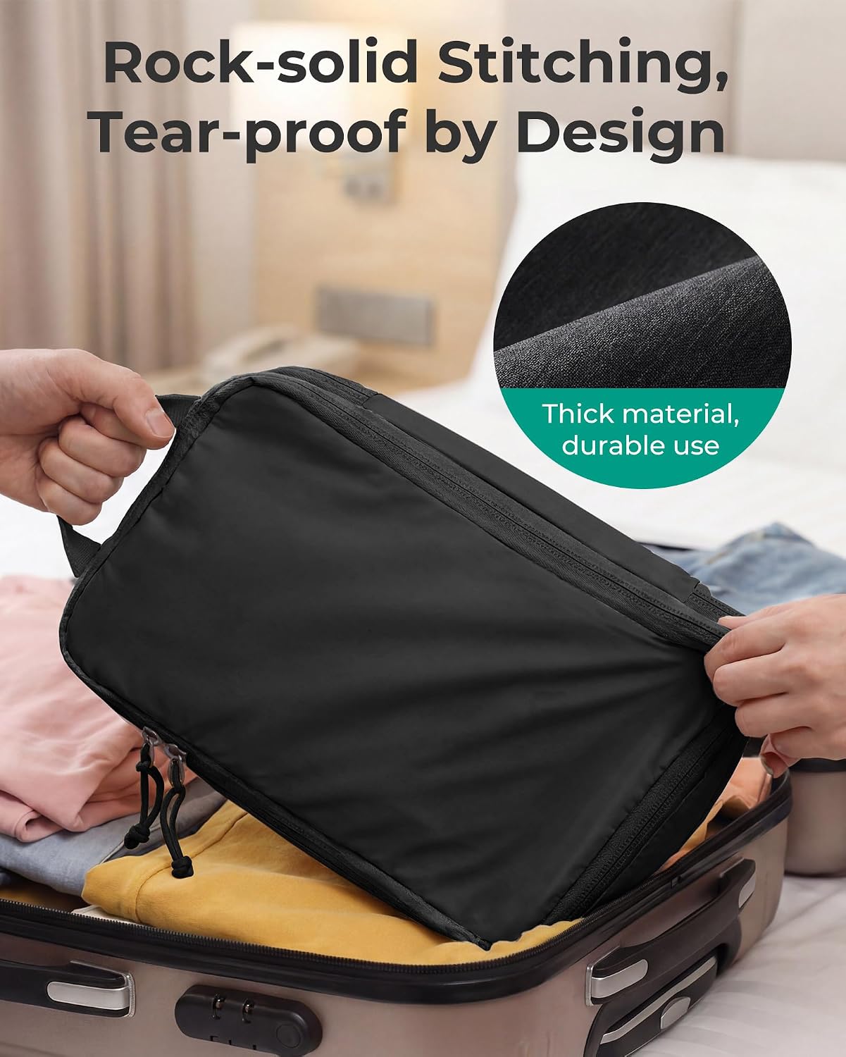 Thumbnail 5 de BAGSMART Compression Packing Cubes Set (2/4/6-Pack) for Travel Space Saving