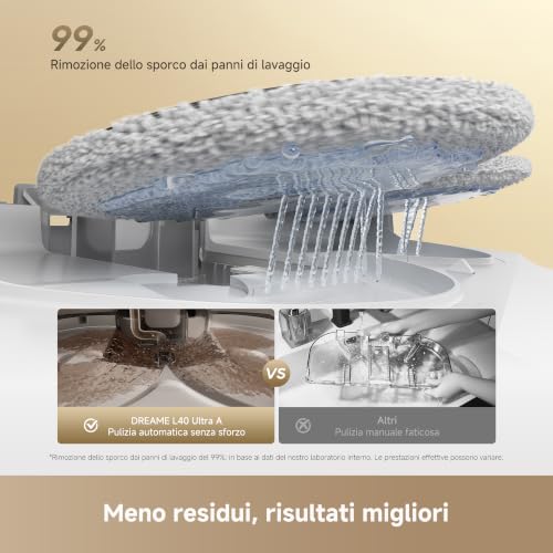Thumbnail 7 de DREAME L40 Ultra A: robot aspirapolvere e lavapavimenti con svuotamento automatico e sistema antigroviglio