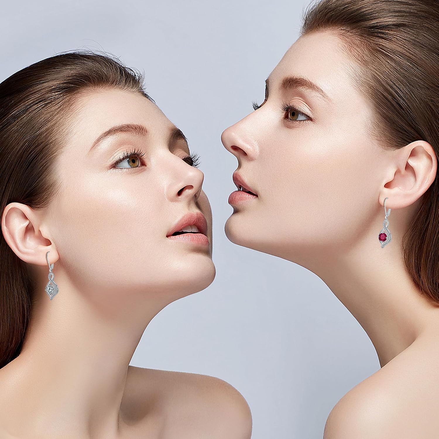 Detalle 2 de Micory Femme boucles d’oreilles argent 925