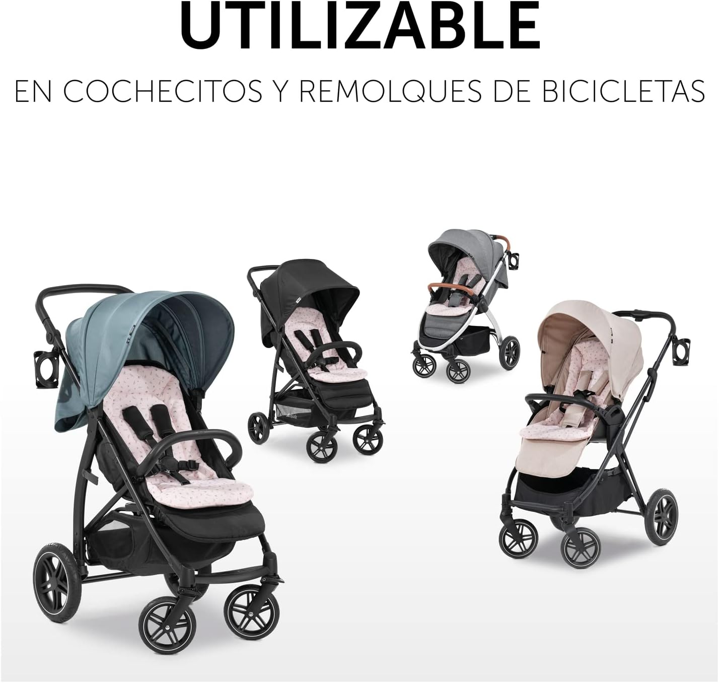 Detalle 2 de hauck Colchoneta Universal para Silla de Paseo, Algodón