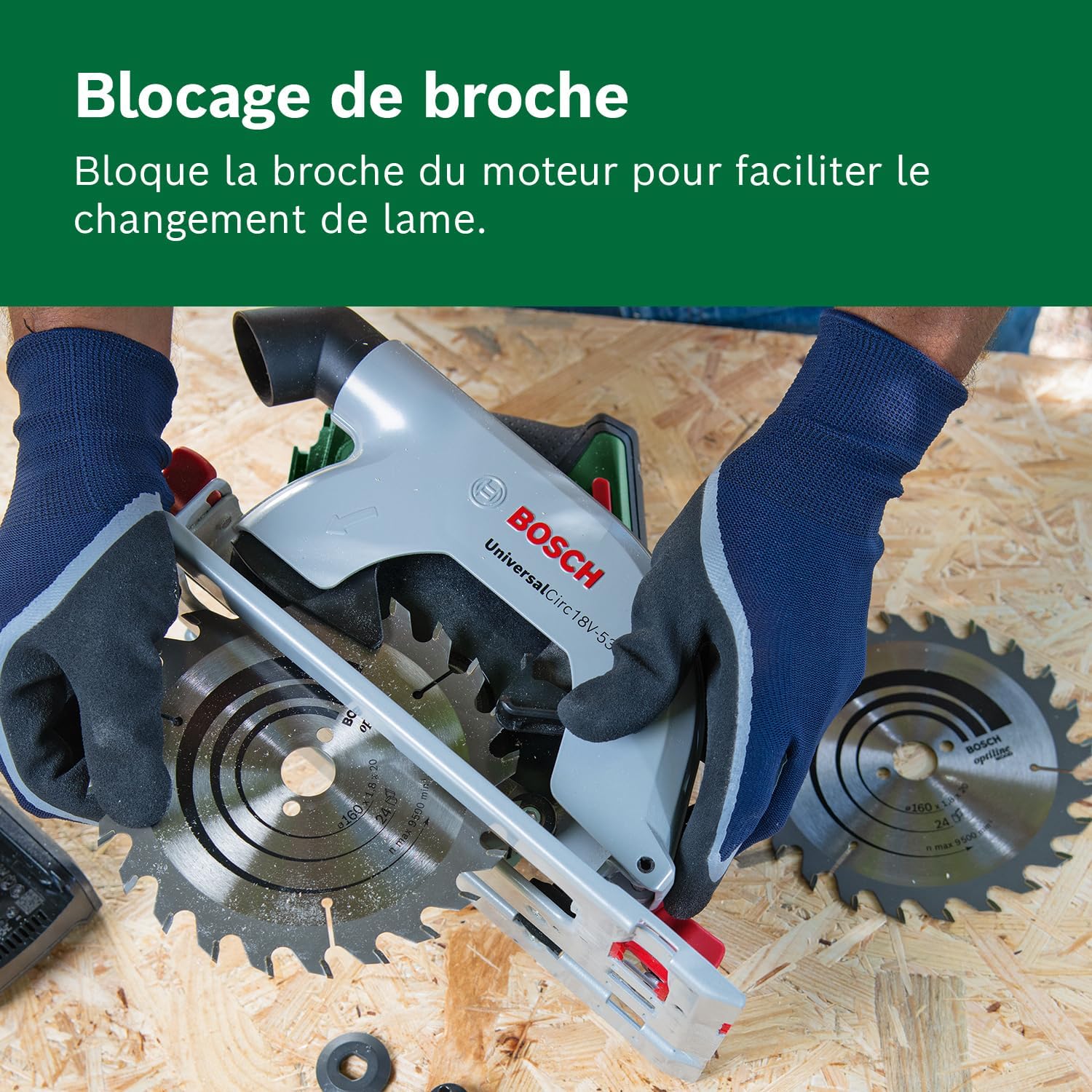 Thumbnail 3 de Bosch UniversalCirc 18V-53 scie circulaire 53 mm 🛠