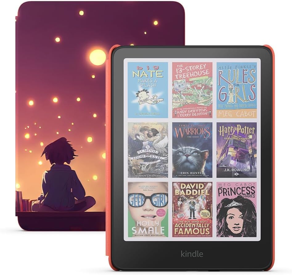 Thumbnail 1 de Amazon Kindle Colorsoft Kids (newest gen) with cover – 16 GB Starlight Reading