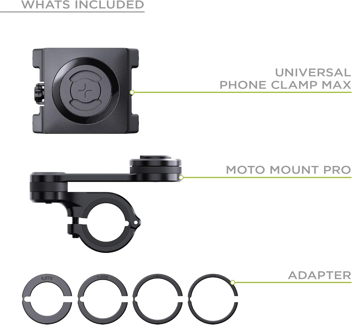 Detalle de SP CONNECT Moto Bundle Universal Clamp SPC+ — Supporto per cellulare per moto con montaggio magnetico