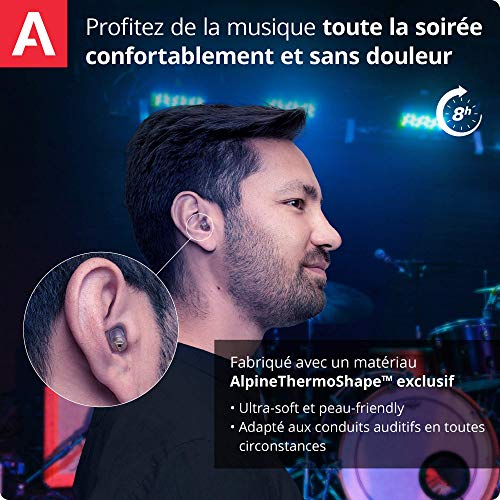 Detalle de Alpine MusicSafe Bouchons d'oreilles – Protection auditive haute fidélité pour musiciens