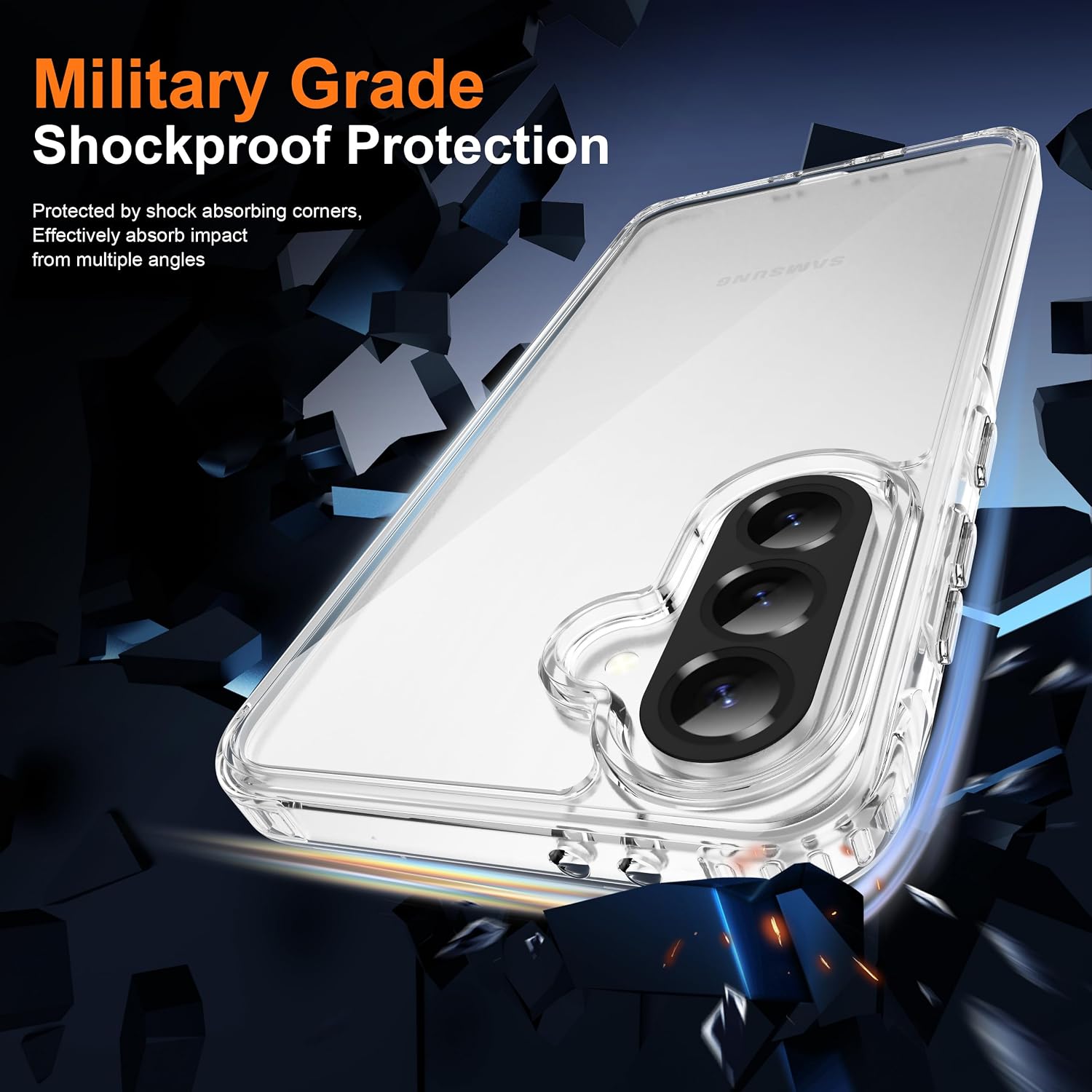Detalle 2 de ORETECH Coque Samsung A56/A36 transparente 2 verres
