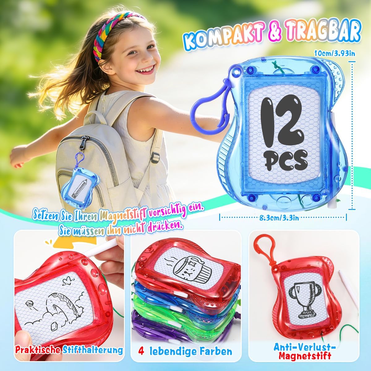 Thumbnail 4 de EUCOCO Zaubertafel Kinder Geburtstags 12er-Set