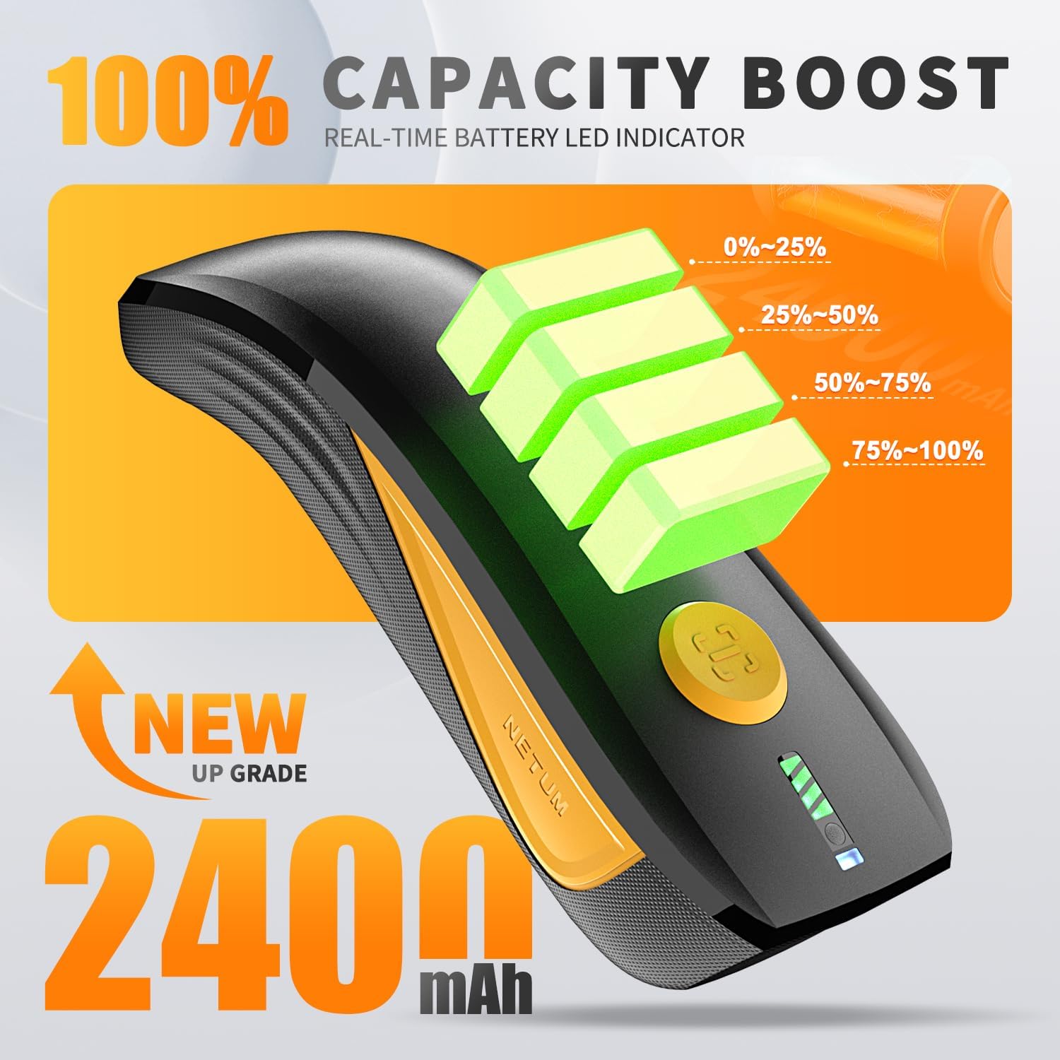 Thumbnail 4 de NETUM CS7501 Lettore di Codici QR: Scanner Bluetooth Portatile 1D/2D per Inventario