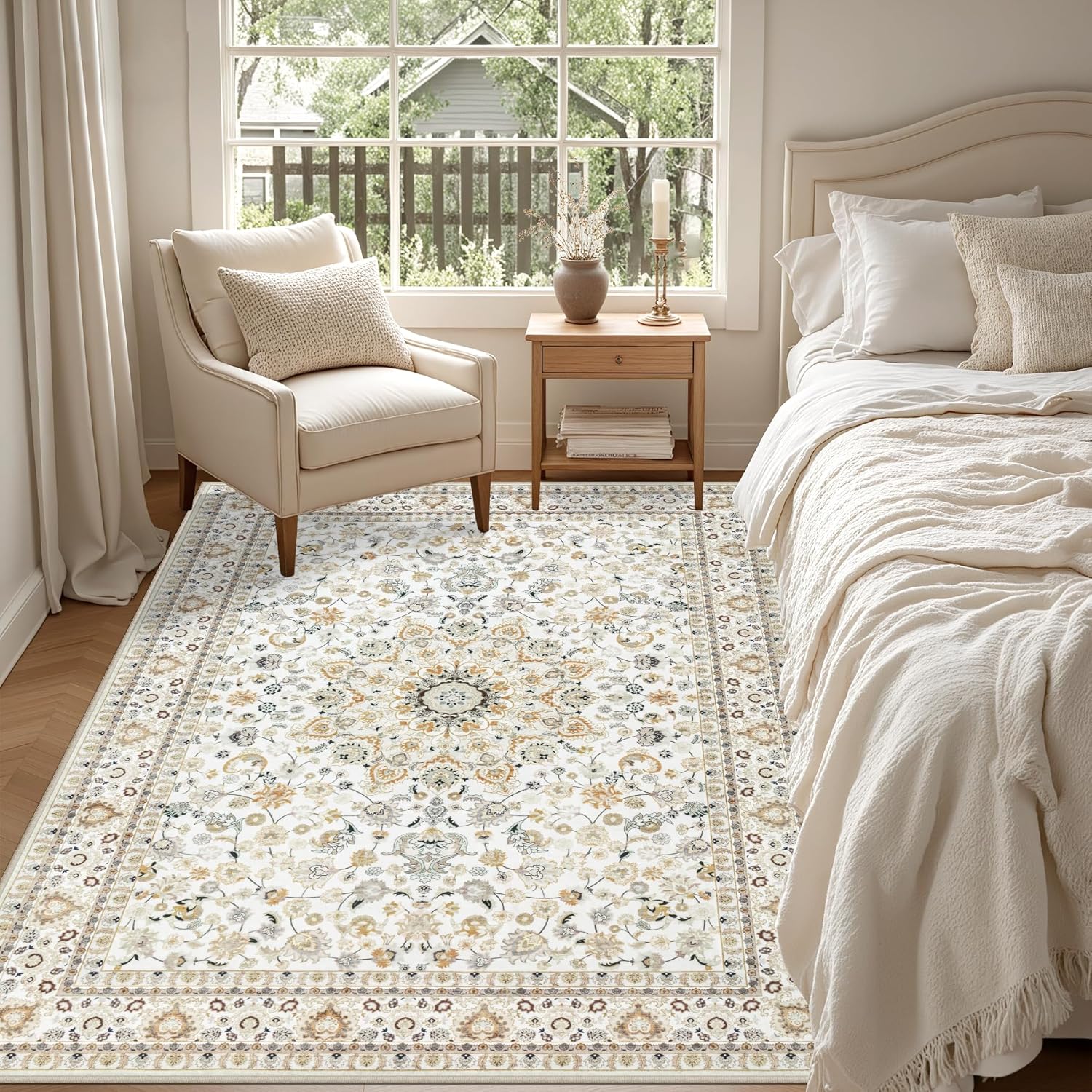 Thumbnail 3 de ExpediX 5x7 Area Rug Beige