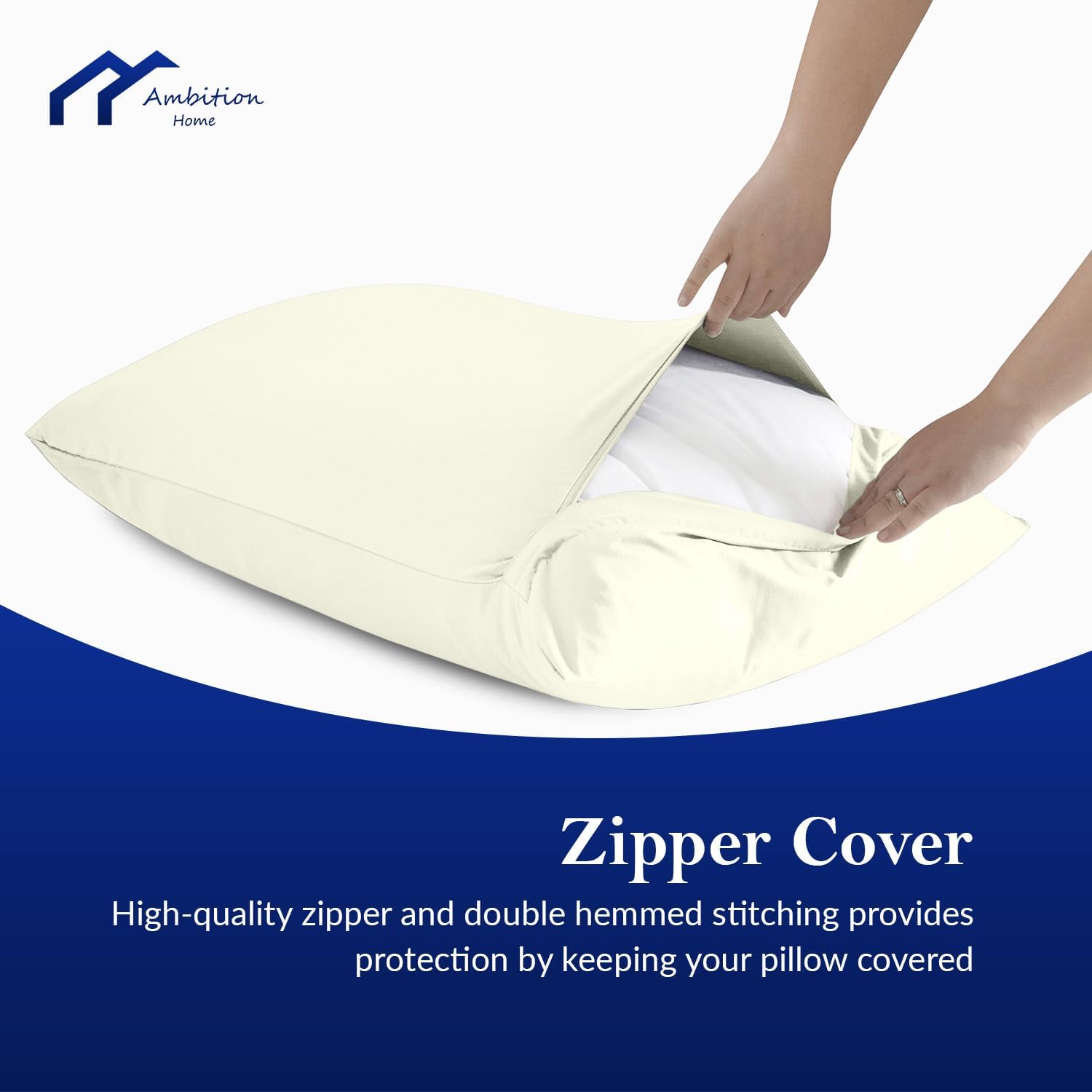 Thumbnail 4 de Zipper Closer Toddler Pillowcase 13x18 2-Pack