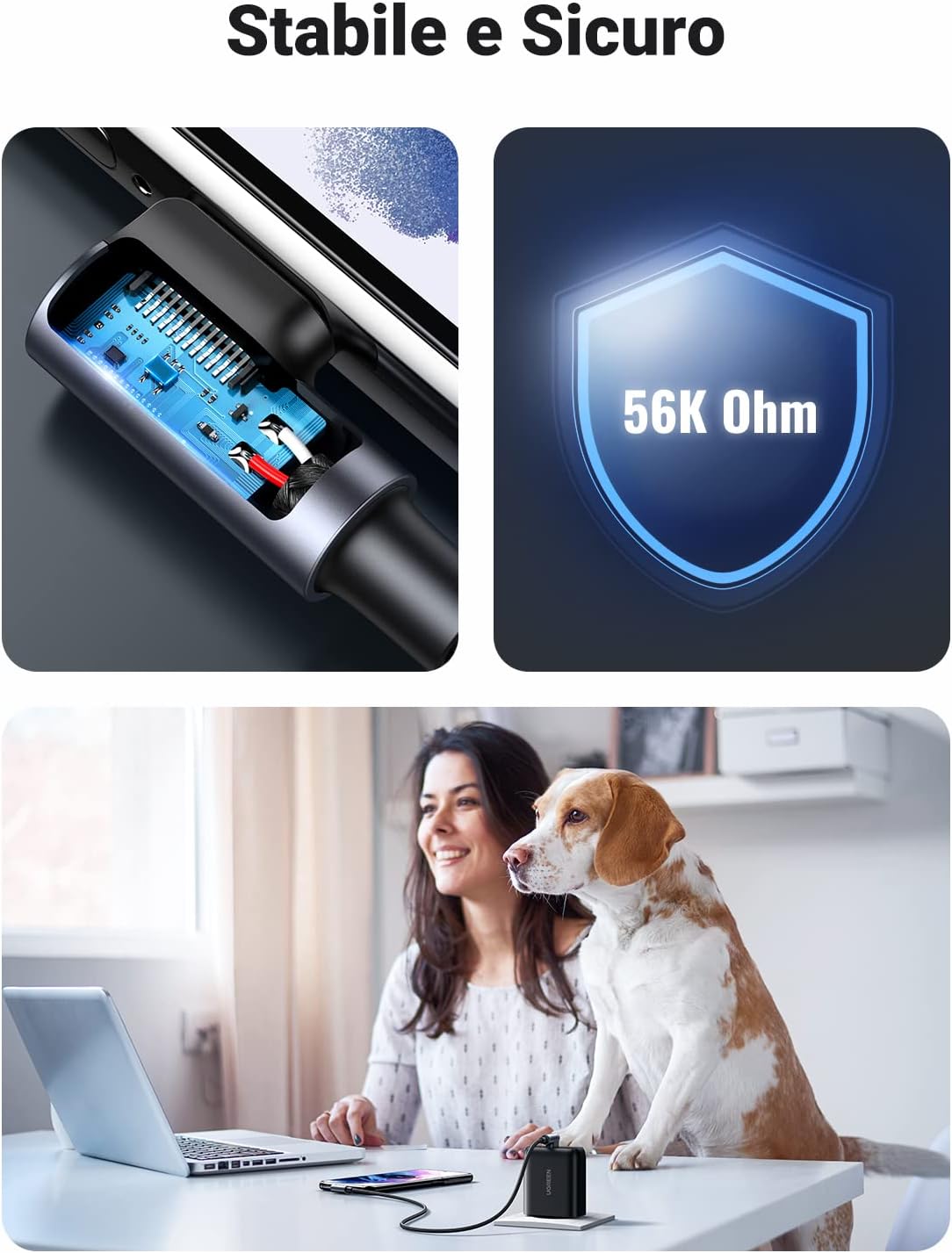 Thumbnail 5 de UGREEN USB C a A 90 gradi 3A