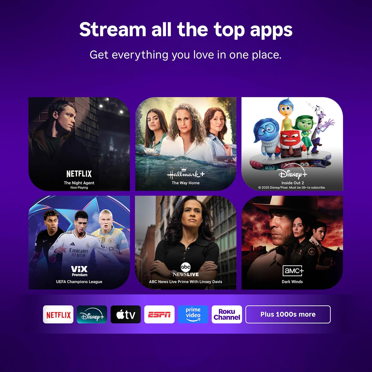 Detalle de Roku 40-Inch Select Series Smart TV (2026) — Full HD 1080p, RokuOS streaming