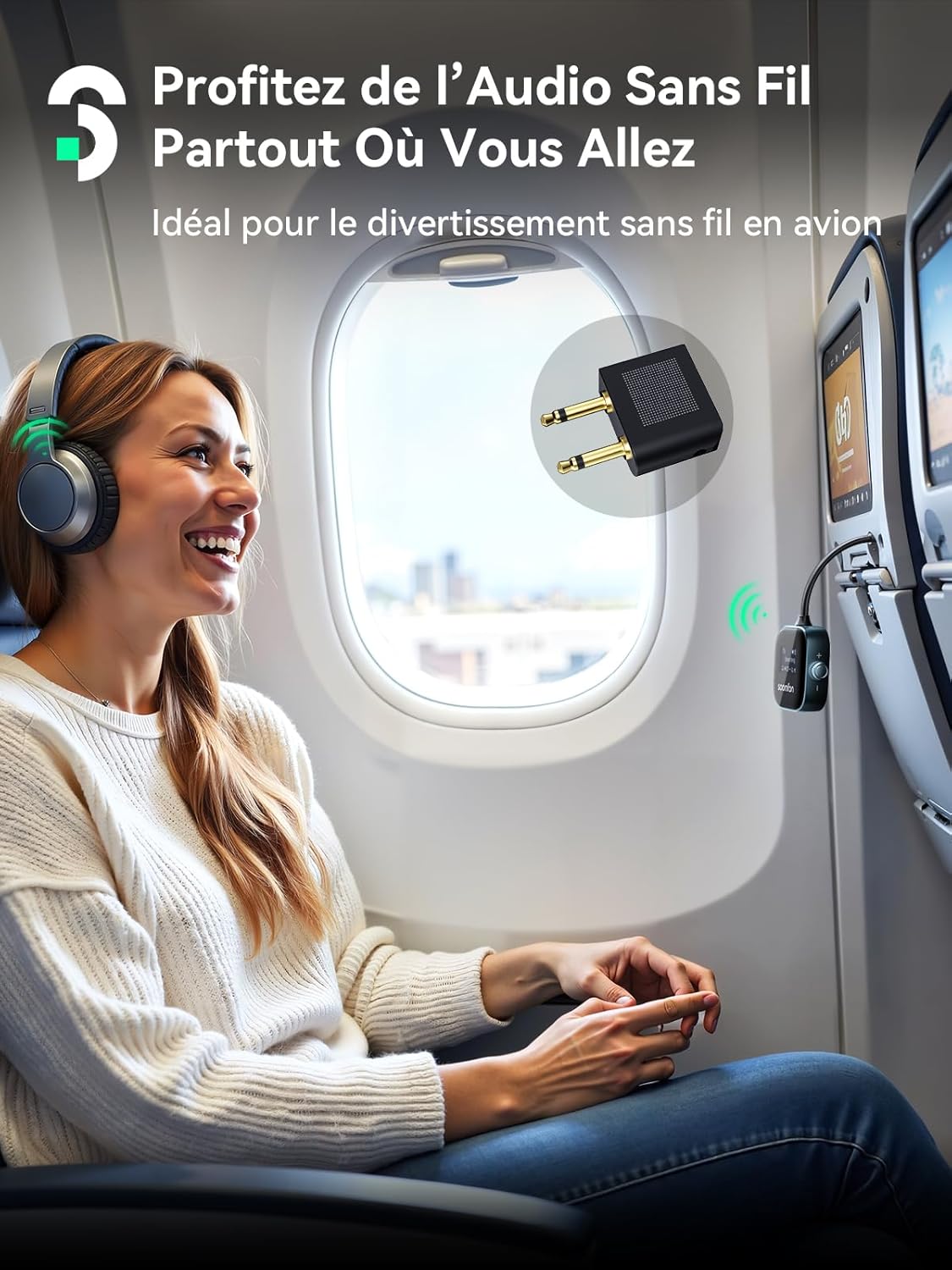 Thumbnail 1 de SOOMFON Transmetteur Bluetooth 1,1 pouces