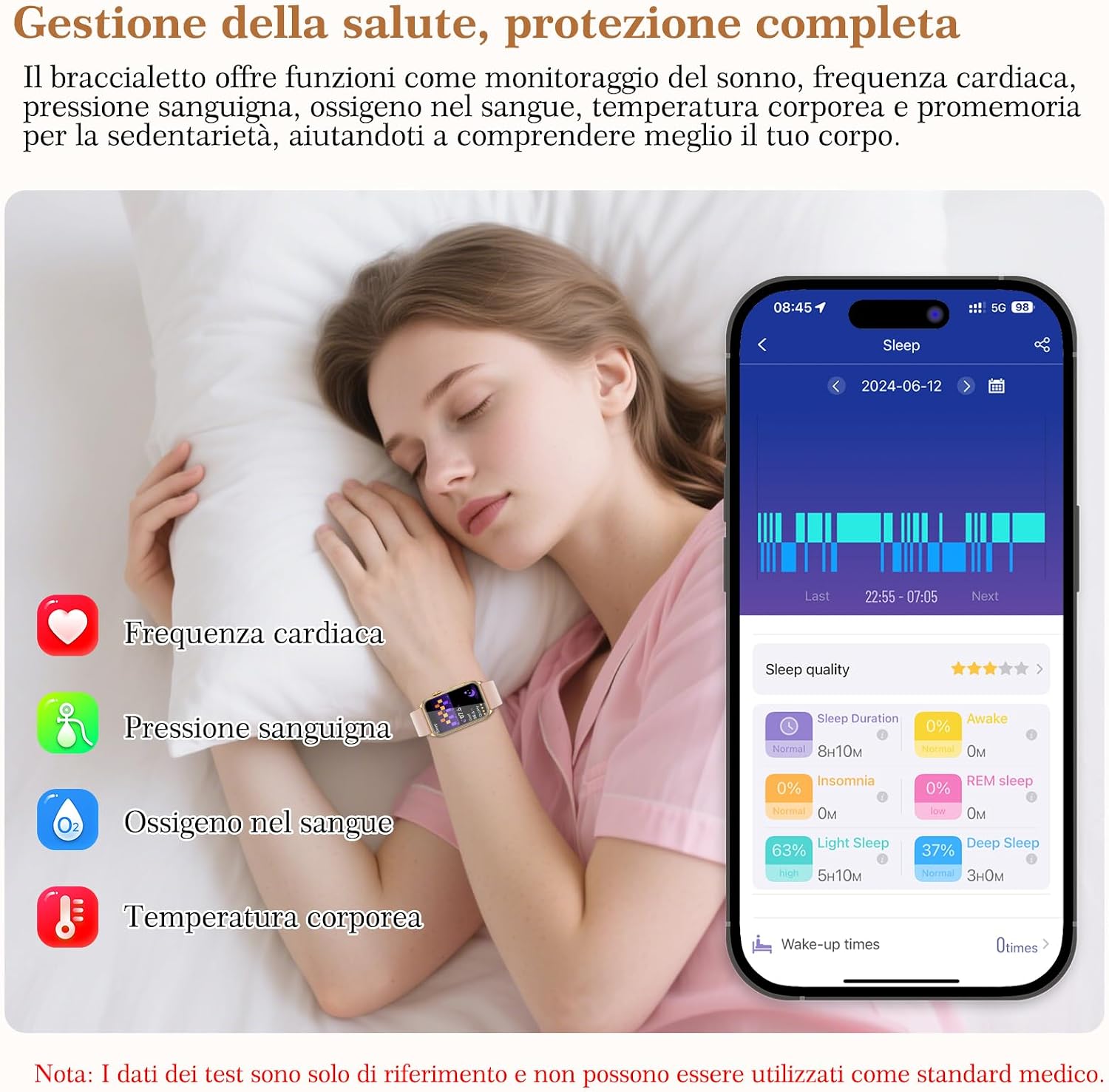 Detalle de 2026 Nuovo Smartwatch Donna con ECG, Pressione Sanguigna, Lipidi, Acido Urico e BMI – Eleganza e Salute sul polso
