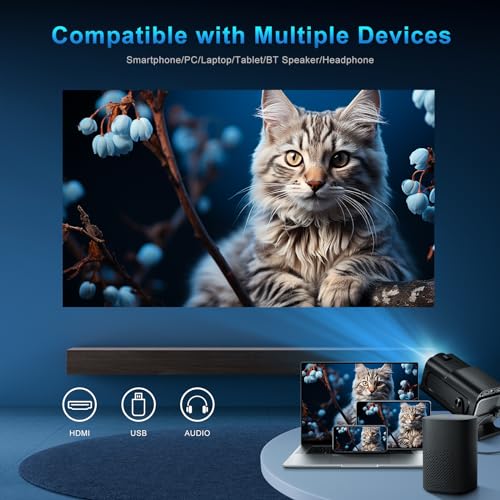 Thumbnail 6 de Proyector 4K YEEFON Mini Proyector con WiFi 6, Bluetooth 5.4 y Android 11.0