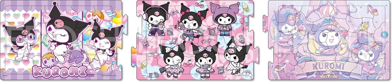 Detalle 2 de エポック社 アポロのステップパノラマパズル 24-213 クロミ 18・24・32ピース