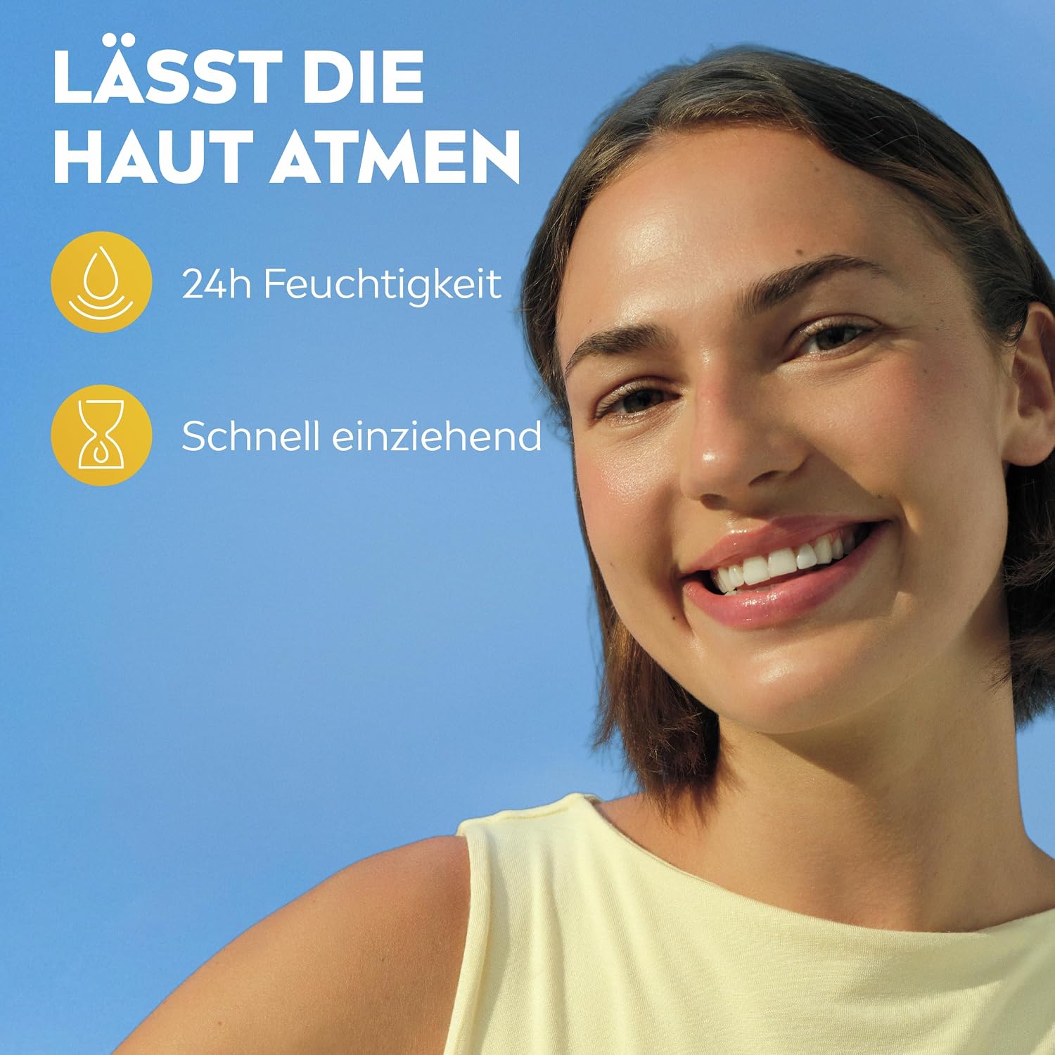 Detalle de NIVEA SUN UV Gesicht Gesichts-Sonnencreme mit LSF 50+ – 24h Feuchtigkeitspflege, PA++++, 40 ml