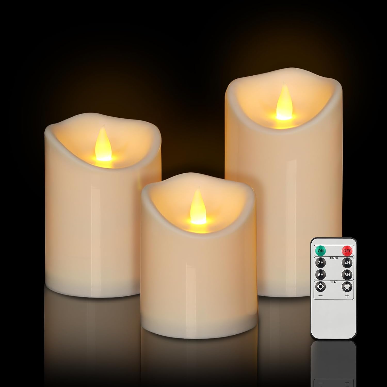 Detalle de Haown Flameless Candles, Plastic