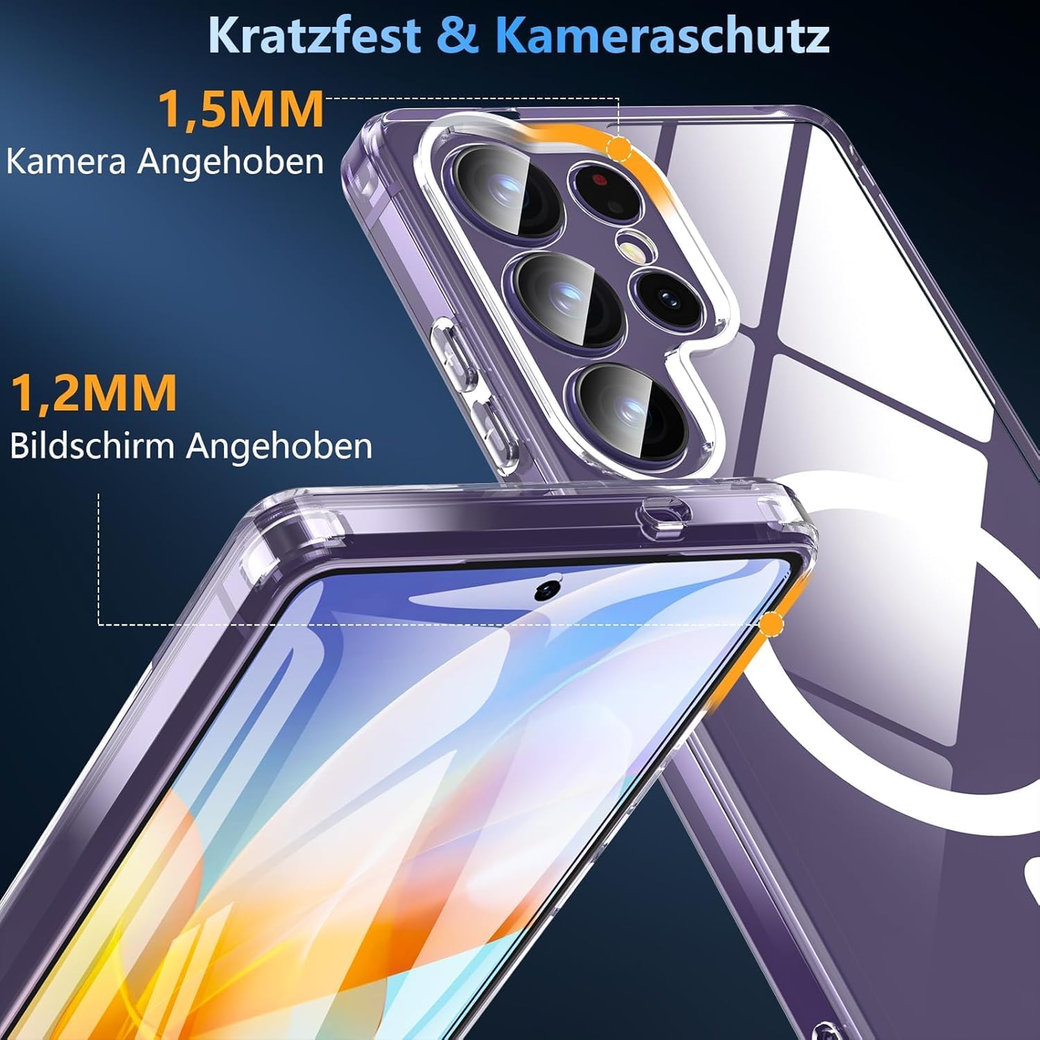 Thumbnail 5 de OWKEY Samsung Galaxy S25 Ultra Handyhülle 6,86"