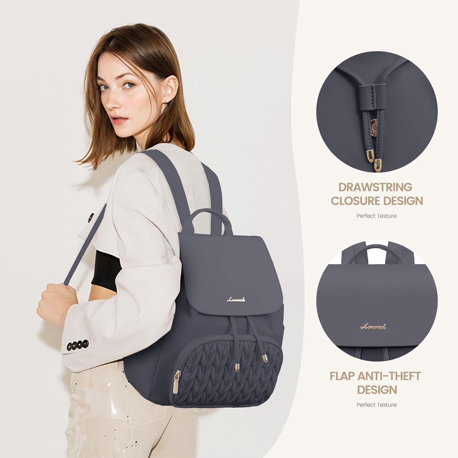 Detalle 2 de LOVEVOOK 14-Inch Small Backpack