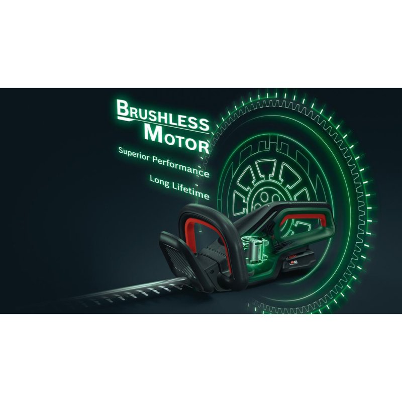 Detalle 2 de Bosch Universal HedgeCut 18V-50: cortasetos sin cable para setos medianos