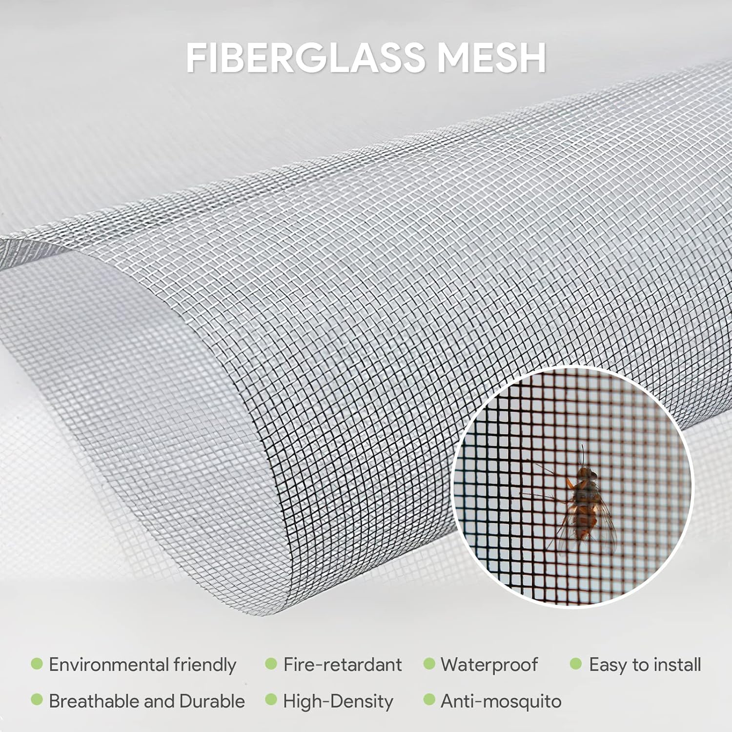 Thumbnail 5 de MOEGFY Magnetic Fly Screen Window Nets — Adjustable DIY Insect Screen for Windows (Max 48" x 43")