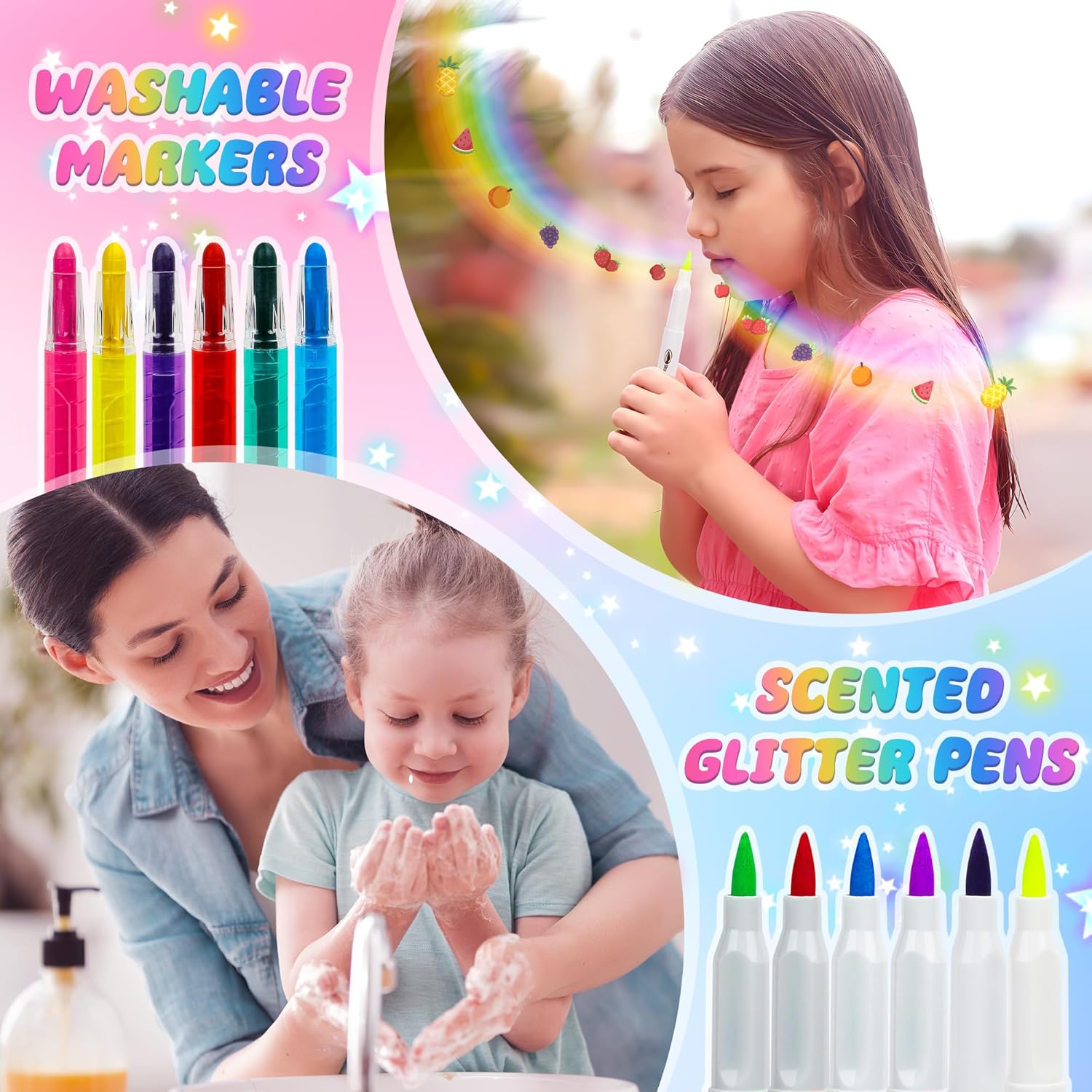 Thumbnail 3 de Hot Bee Unicorn Gifts colouring pens kit for ages 4–7