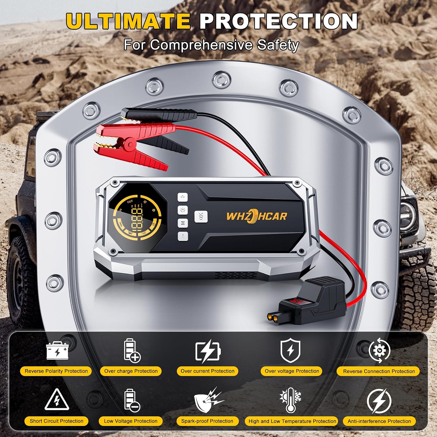 Thumbnail 4 de Booster Batterie 8000A Démarreur 12V