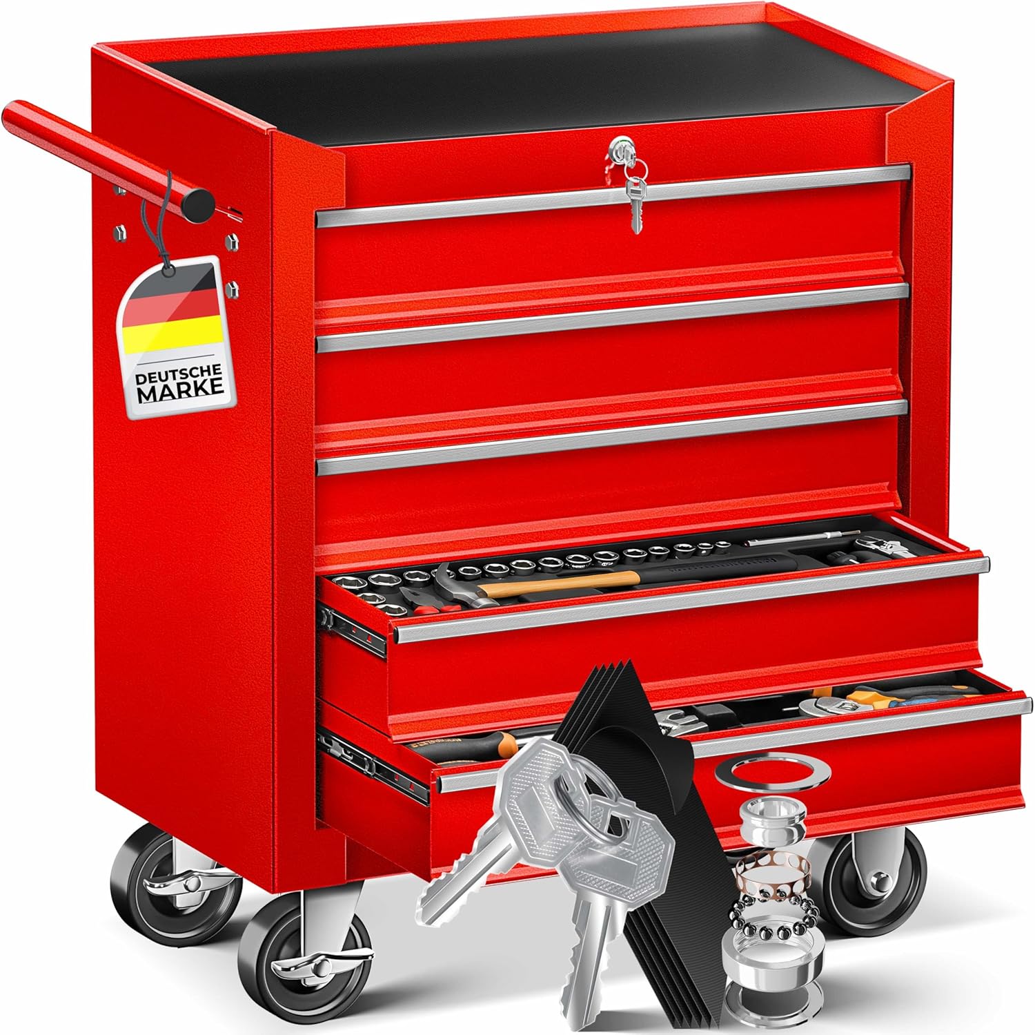 Thumbnail 6 de Masko Werkstattwagen 7 Schubladen 🛠️