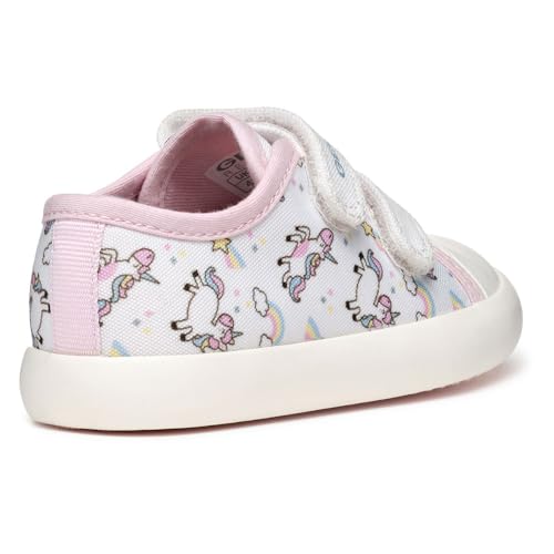 Thumbnail 5 de Geox B GISLI Girl B zapatillas bebé White/Pink