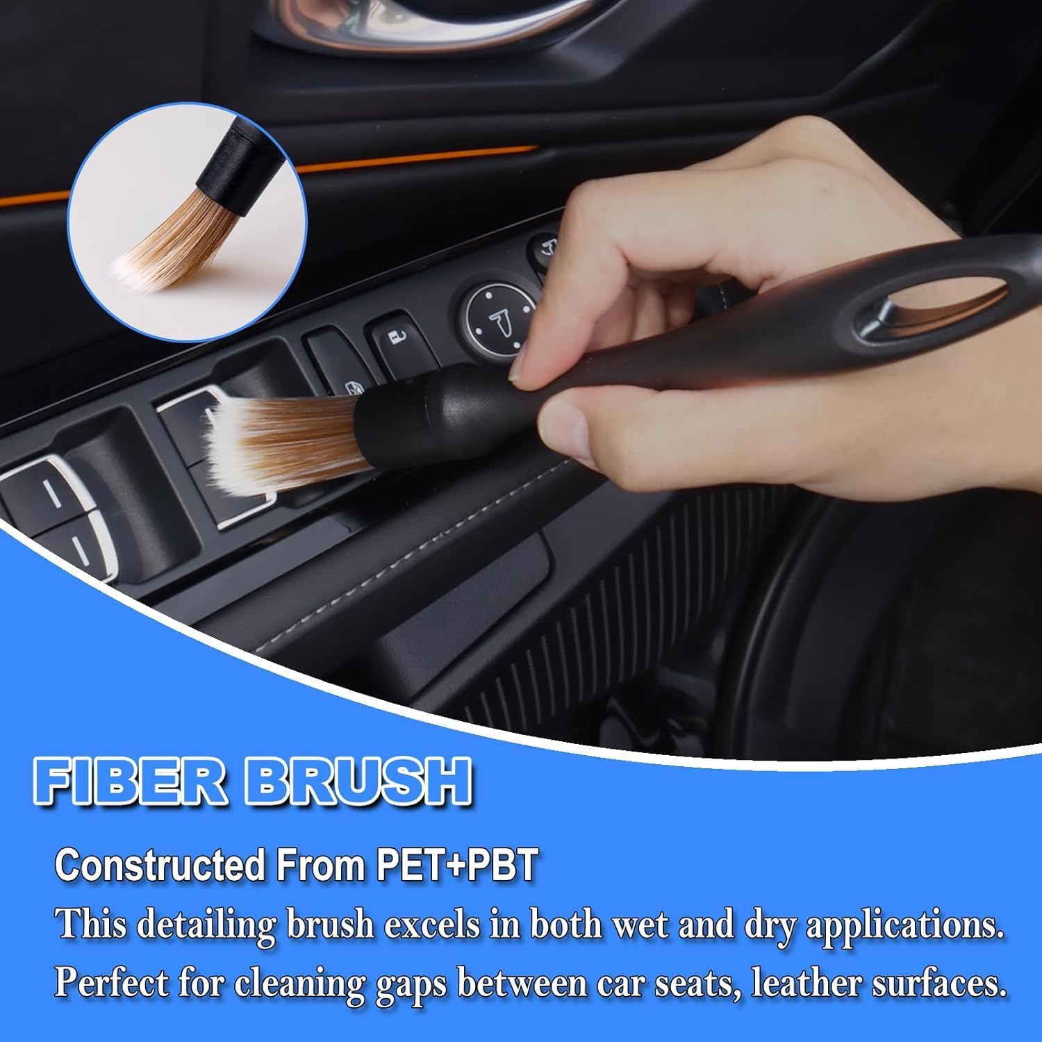 Detalle 2 de Car Detailing Brush Set, 7-Piece