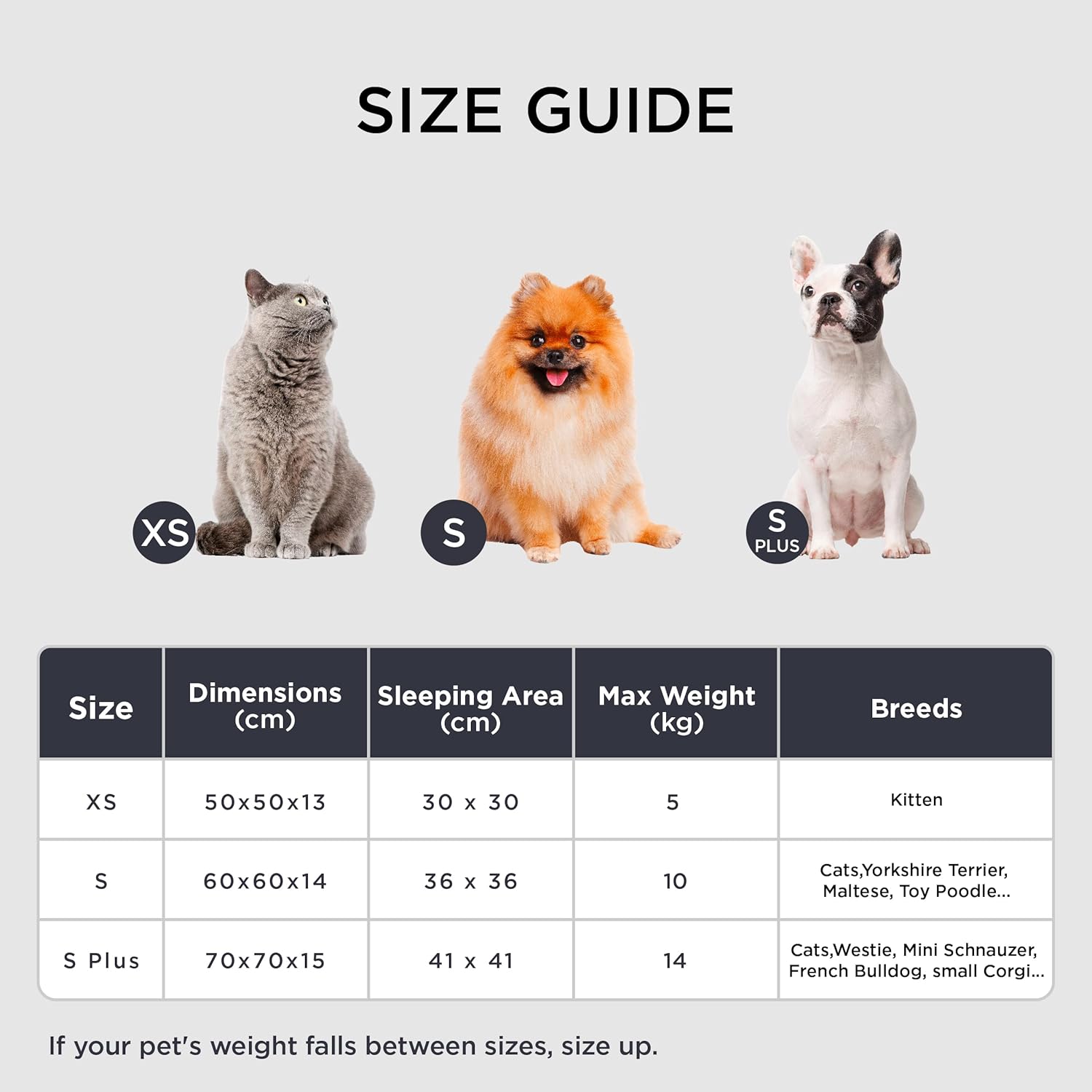 Thumbnail 5 de Bedsure Plush Round Cat Bed (60x60x14cm) – Washable Large Calming Pet Bed, Camel