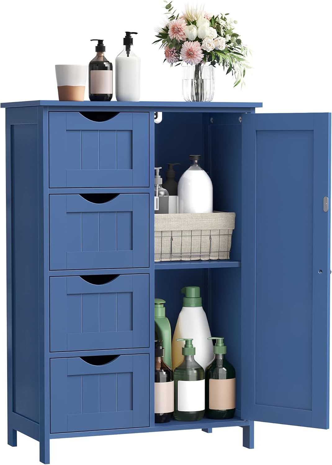 VASAGLE LHC041QE02 Mobiletto bagno 30 x 55 x 82 cm