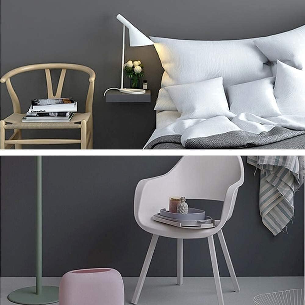Thumbnail 5 de Decoroom Sticky Back Plastic Self Adhesive Wallpaper Dark Grey 90x500cm – Peel and Stick Vinyl Wrap