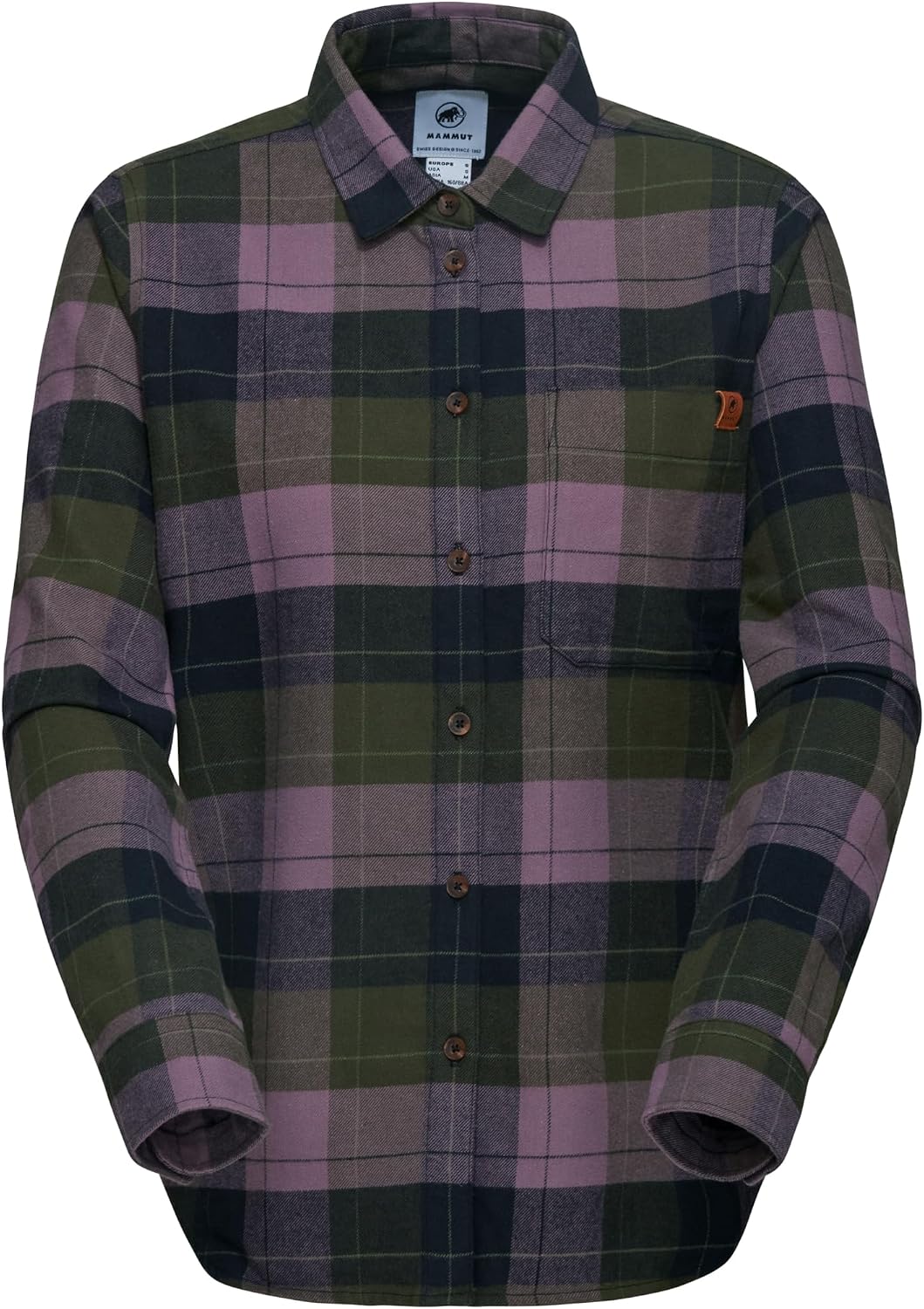 Detalle de Mammut Trovat Longsleeve Shirt Women – Maglia termica comoda e versatile