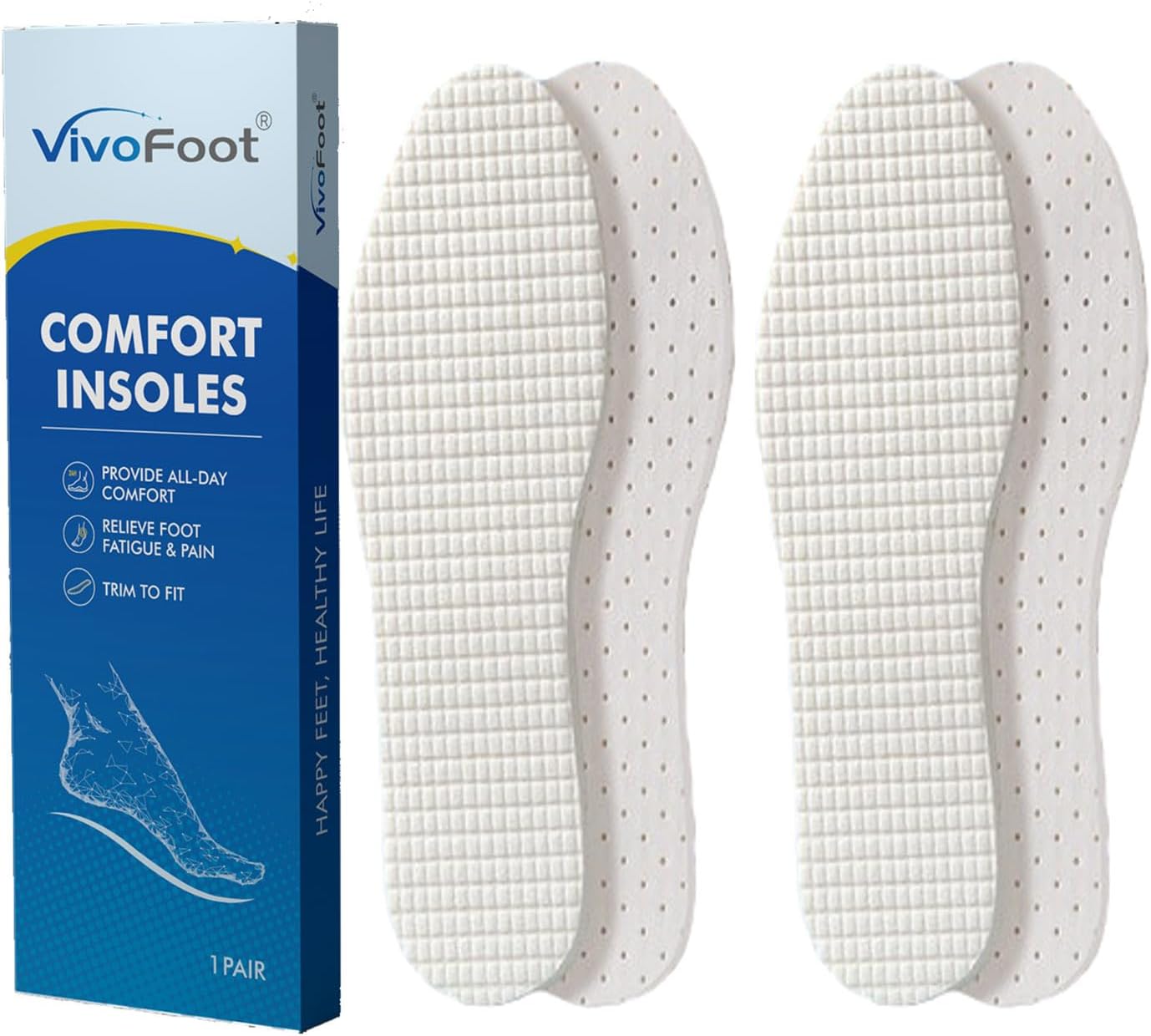 Detalle de VivoFoot Anti odour insoles for 3 pairs