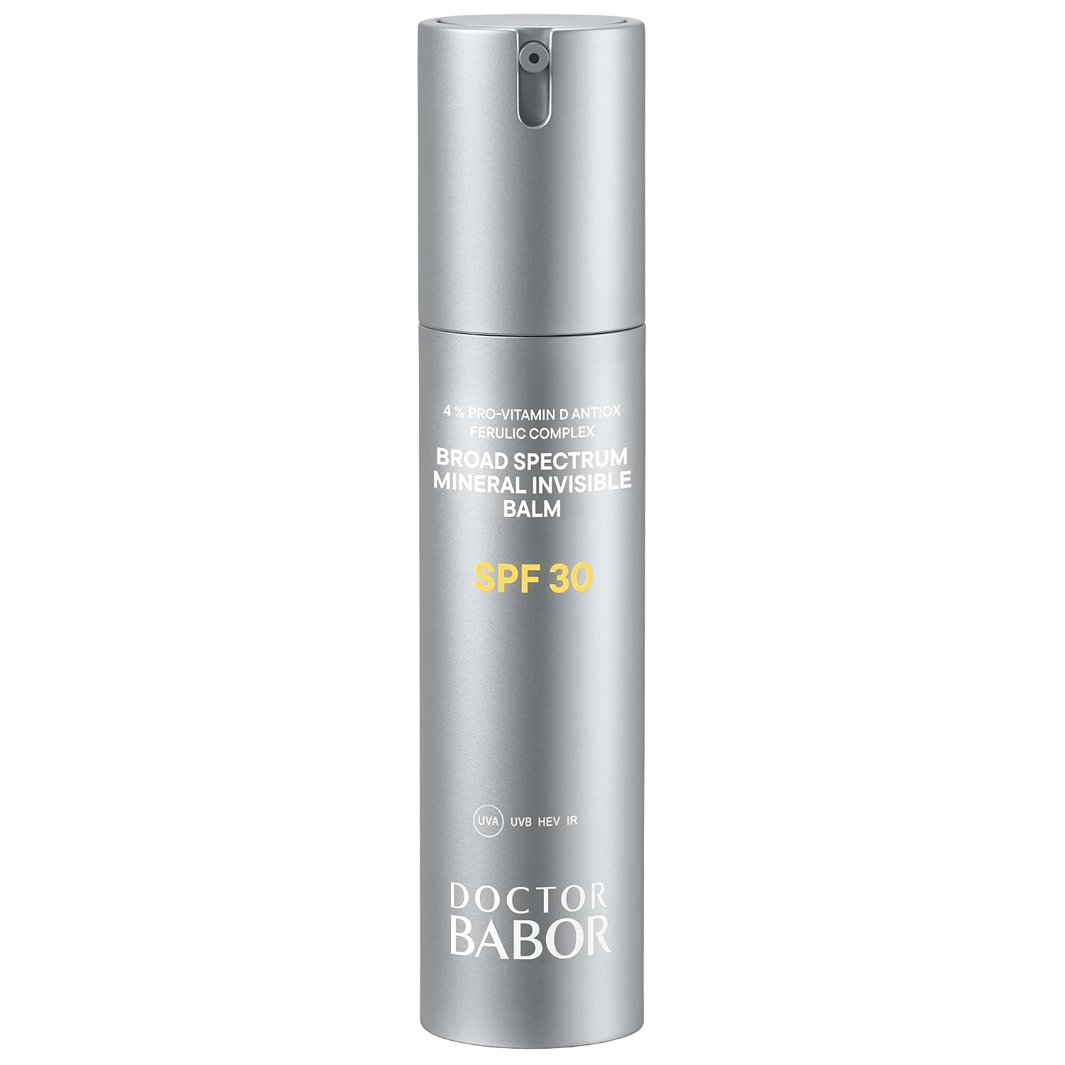 Detalle de DOCTOR BABOR Solar Defense Broad Spectrum Mineral Invisible Balm SPF 30 – Mineralischer Sonnenschutz fürs Gesicht
