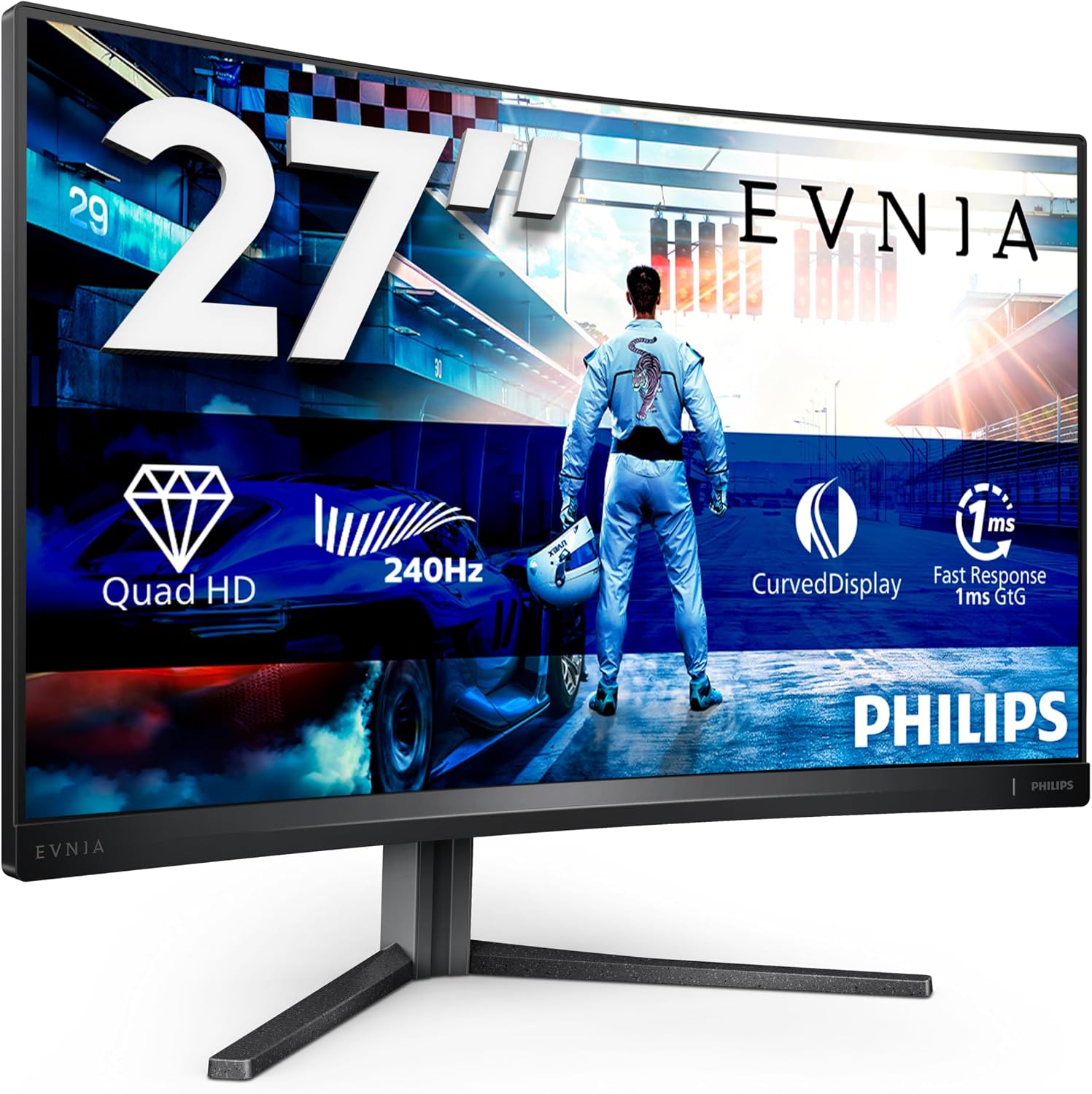 Thumbnail 5 de Philips Evnia 24M2N3200AM Gaming-Monitor (24 Zoll, Full HD, 180 Hz, 1 ms) mit FreeSync Premium & G-Sync Compatible