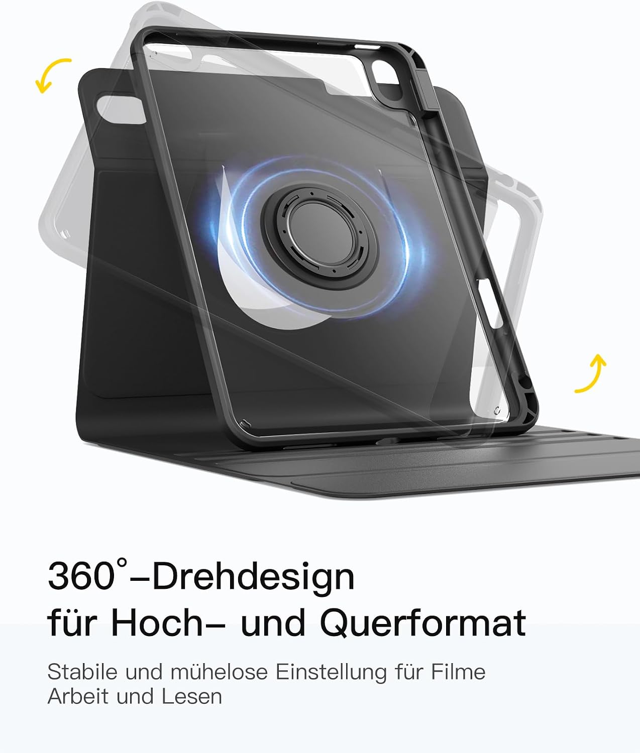 Detalle de Inateck N0029 Hülle mit Tastatur 280 mAh