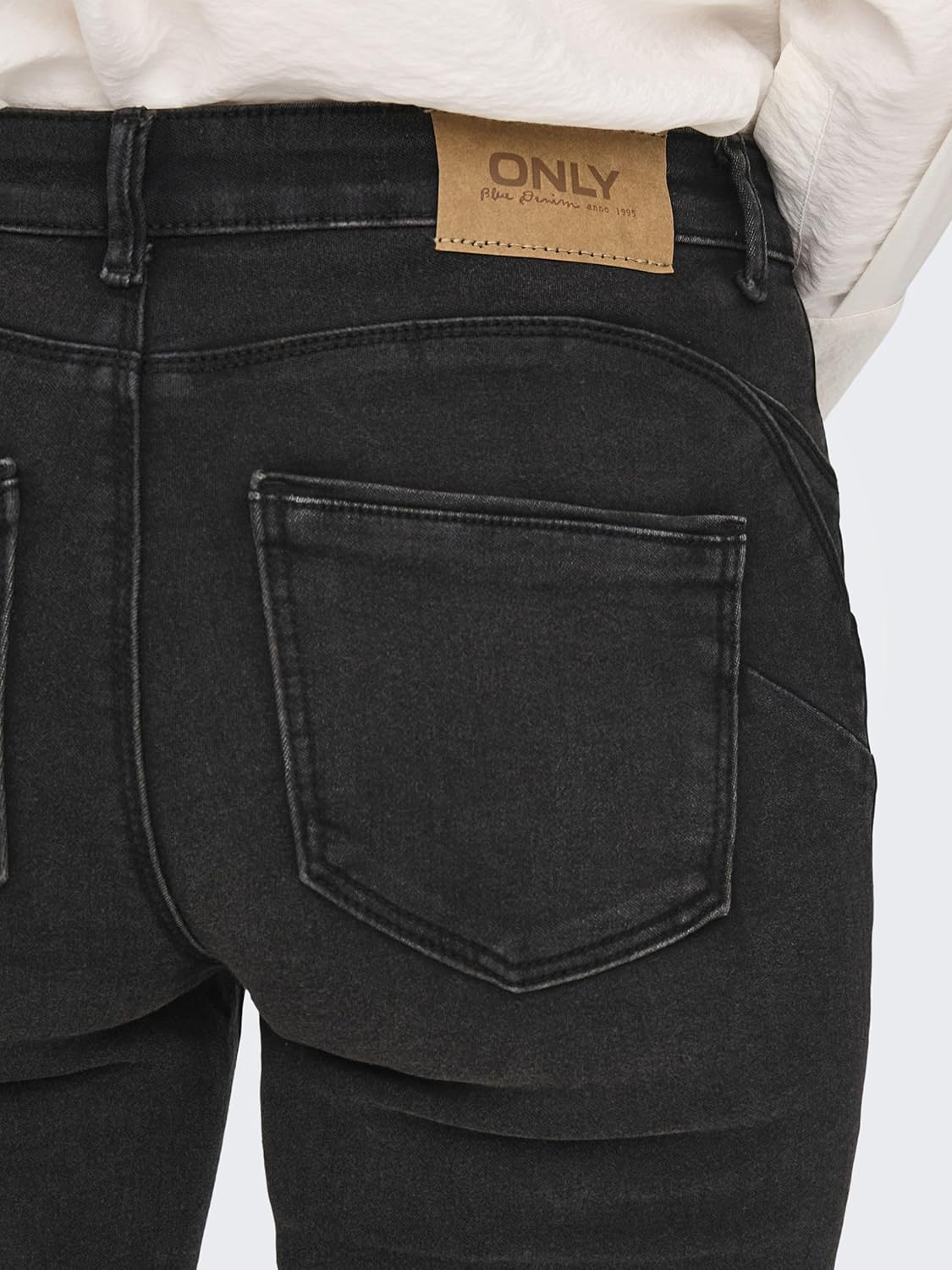 Thumbnail 6 de ONLY Onldaisy reg Push Up jeans skinny da donna vita media in denim misto cotone